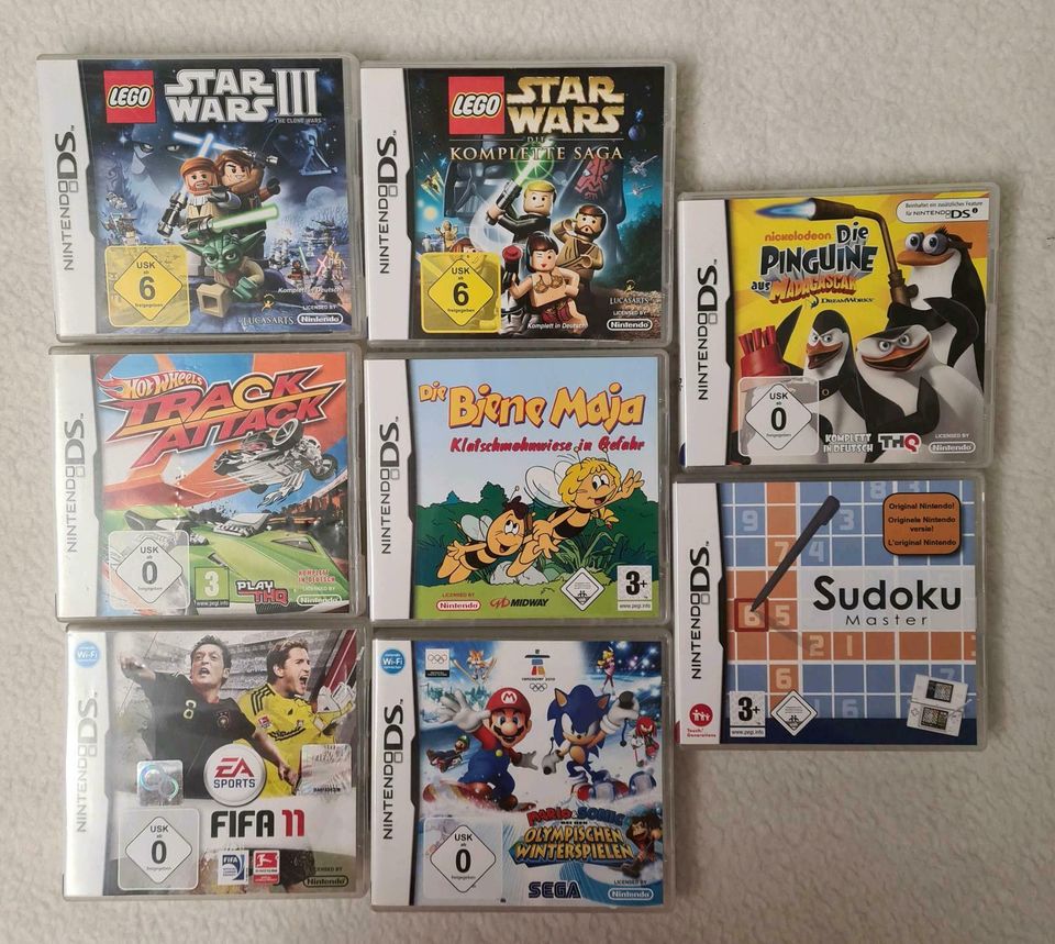 8 Spiele für Nintendo DS in Raesfeld