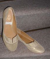 Ballerina Wedges 36 Leder ASH NEU gold Loafer Slipper Schuhe Brandenburg - Jüterbog Vorschau