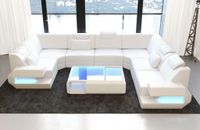 Sofa Couch Wohnlandschaft RAGUSA U Form mit LED Beleuchtung Berlin - Treptow Vorschau