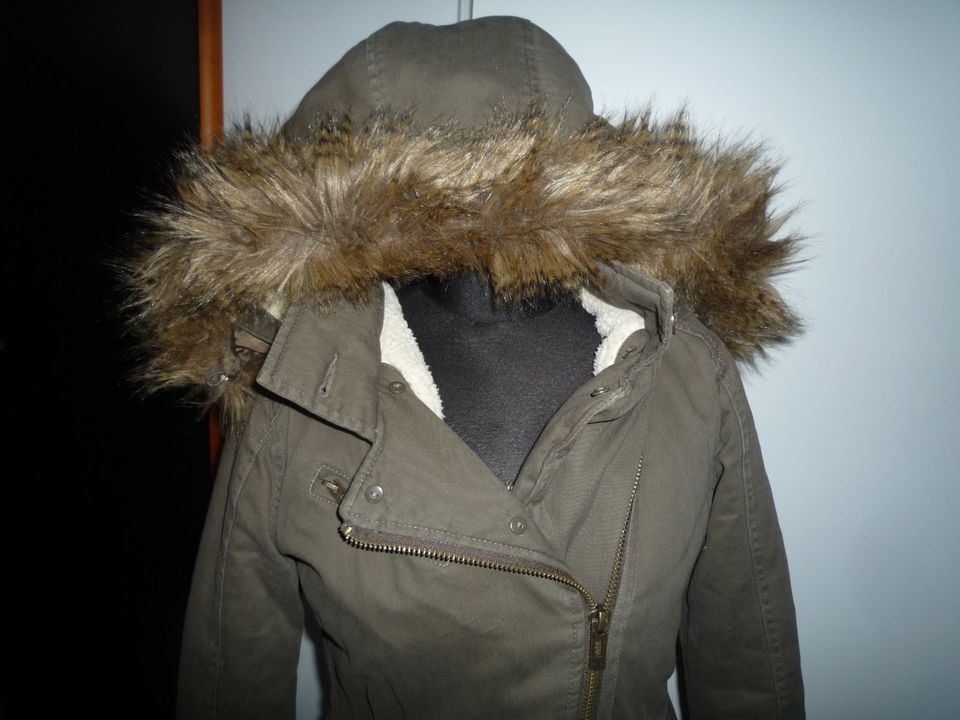 REVIEW Winterjacke Parka Gr S gefüttert warm in Leverkusen