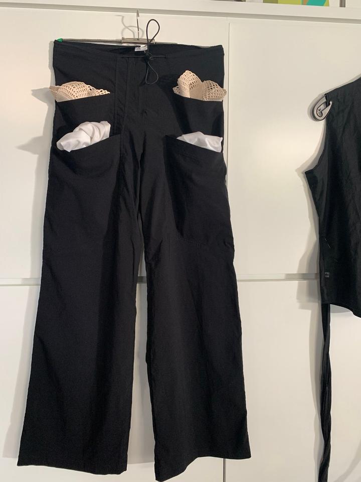 " ART Ateliers Rare Toggery " Hose,hochtaillierte breite Beinhose in Recklinghausen