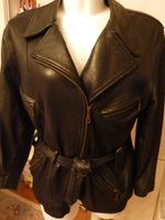 BIKER-Jacke – stylisch – LAMM-NAPPA–LEDER  schwarz; München - Sendling Vorschau