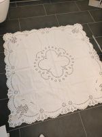 Tischdecke weiß Spitze Muster alt vintage Niedersachsen - Syke Vorschau