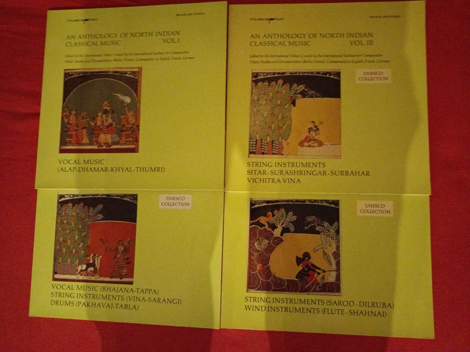 ANTHOLOGY OF NORTH INDIAN CLASSICAL MUSIC vOL. I-IV in Kirchentellinsfurt