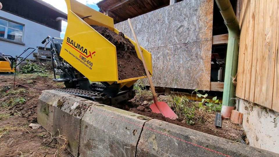 Raupendumper, Minidumper mieten in Friedenweiler