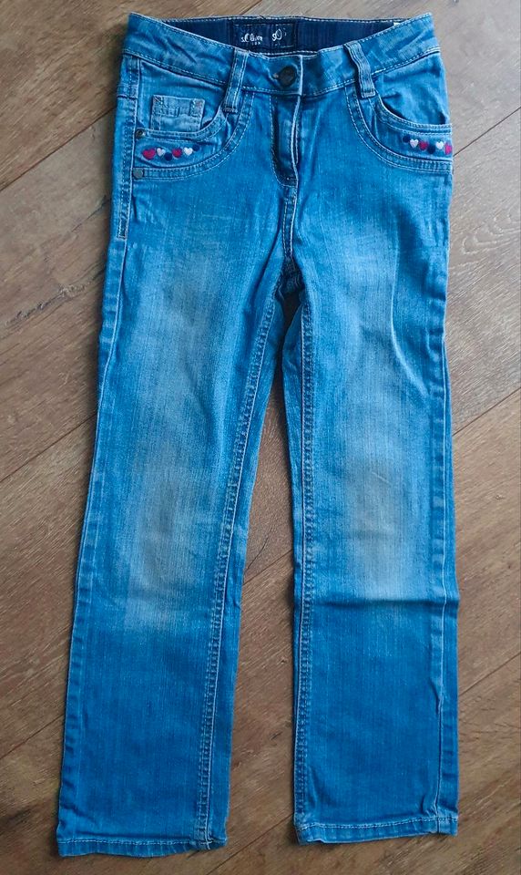 S. OLIVER Hose Gr. 128 Jeans hellblau Mädchen in Hannover