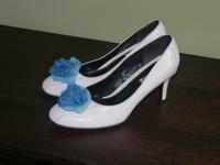 Lack Schuhe Ariane Weiß Pumps Cinderella Schuhe 8 cm Absatz Bayern - Augsburg Vorschau