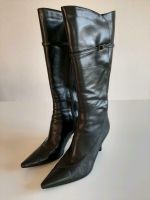 ⭐ Damenstiefel ⭐ Leder ~ Lederstiefel ~ schwarz ~ Größe 38 Nordrhein-Westfalen - Bottrop Vorschau