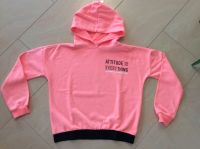 Sweatshirt Shirt Langarm Pulli Kapuze neon orange rosa 158 164 Thüringen - Weinbergen Vorschau