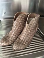Coole Leder Stiefelette, geflochten, beige, bequem, Gr 39 Ludwigsvorstadt-Isarvorstadt - Isarvorstadt Vorschau