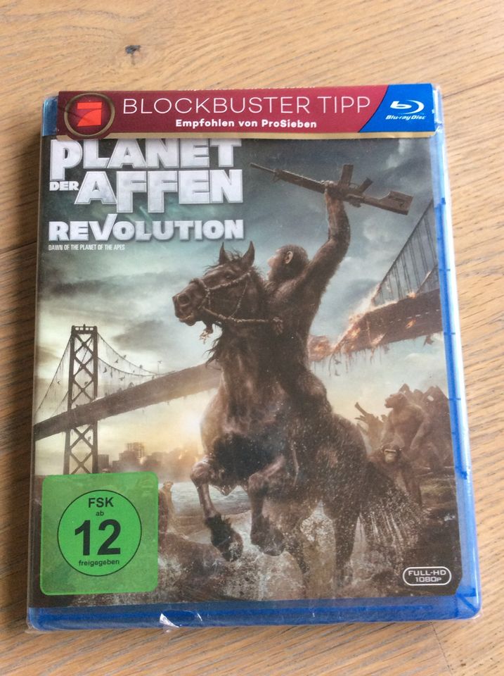 DVD Blue-ray Planet der Affen Revolution neu OVP in Eltmann