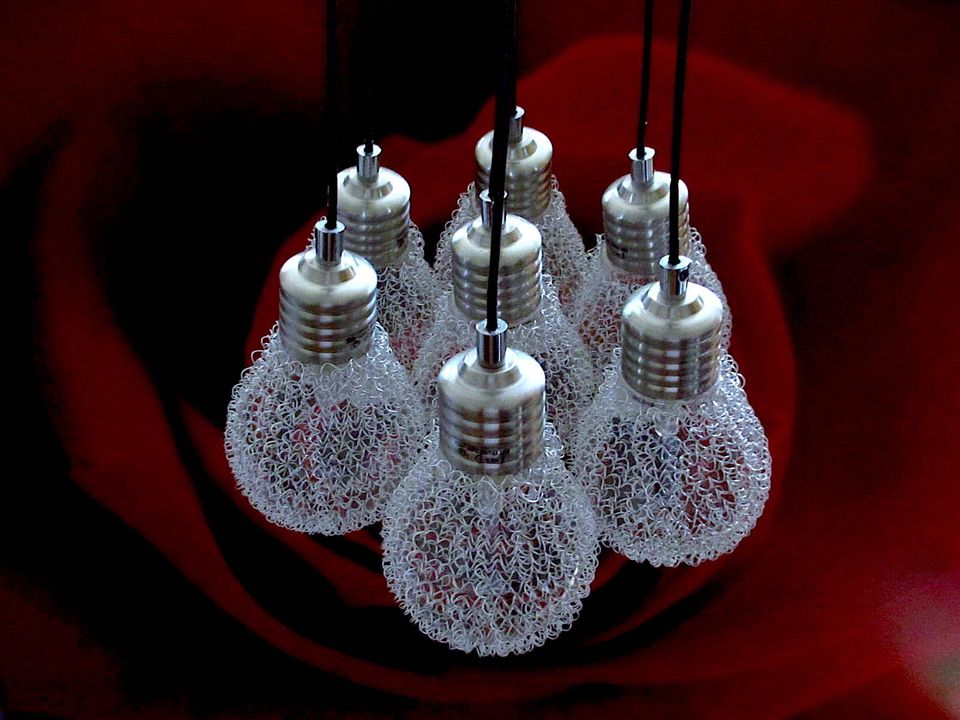 Deckenlampe Hängeleuchte Lampe Leuchte - Glas / Metall - stylisc in Kiel