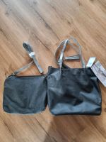 Emily & Noah Shopper Handtasche grau schwarz Bayern - Murnau am Staffelsee Vorschau