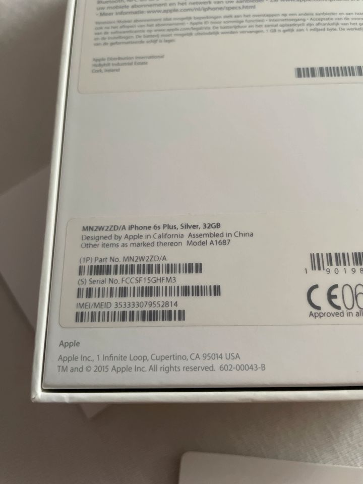 iPhone 6S Plus 32GB Silver guter Zustand in Altenmünster
