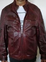Engbers Lederjacke bordeaux Gr. 50 Niedersachsen - Peine Vorschau