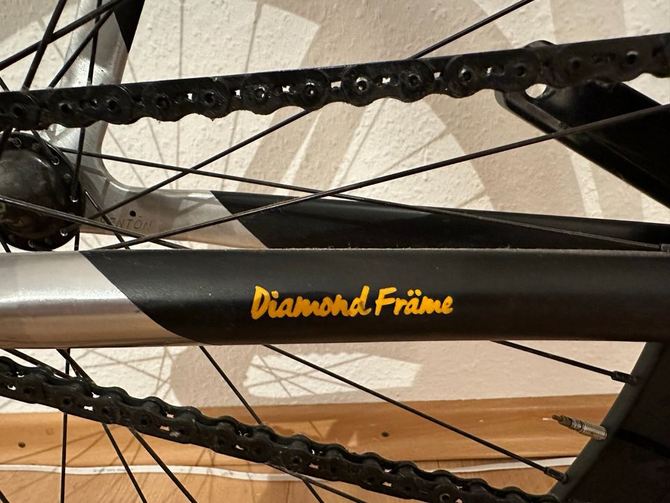 Bahnrad, Aventon Diamond Frame schwarz, RH52, Fixie in Ahrensburg