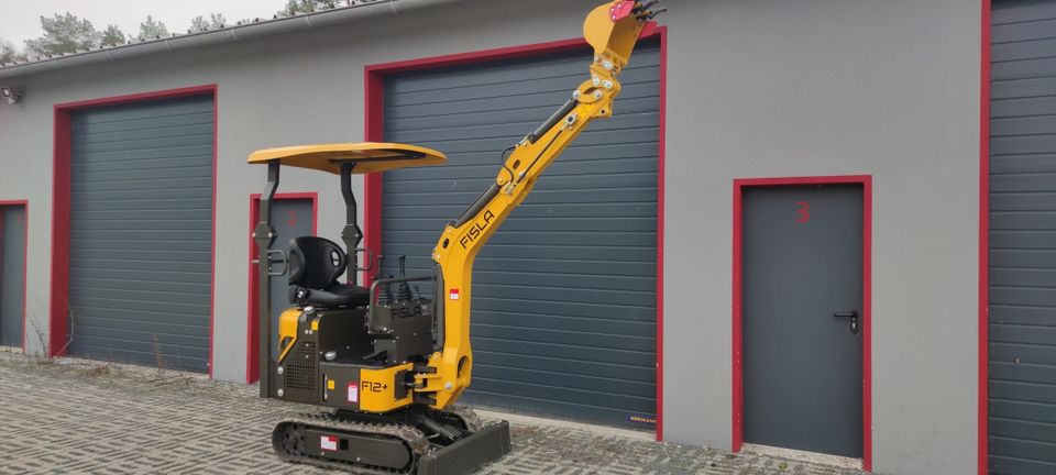 Minibagger Fisla F12+ YANMAR 3TNV70, hydr. verstellbares Fahrwerk in Winsen (Luhe)