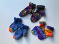 Babysocken Erstlingssocken Gr.15 bunt Wolle selbgestrickt Köln - Kalk Vorschau