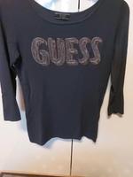 GUESS 3/4 Arm Pulli Oberteil Pailletten marine gr S Bayern - Feucht Vorschau