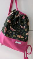 Turnbeutel * Rucksack * Schmetterlinge * Pink/Waldgrün Dresden - Pieschen Vorschau