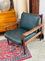 Schöner Vintage Sessel, Easy Chair, Lederbezug Nordrhein-Westfalen - Krefeld Vorschau