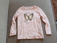 Longsleeve Shirt Gr. 110 Mädchen Schmetterling Glitzer München - Untergiesing-Harlaching Vorschau