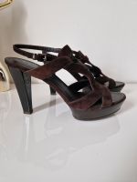 TOD'S Sandalen Damen Plateau high heels aus Leder Braun Gr.38,5 Rheinland-Pfalz - Rheinzabern Vorschau