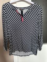 Street One Shirt Bluse Blusenshirt Gr.34 blau/ weiß gepunktet TOP Sachsen-Anhalt - Oppin Vorschau