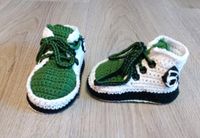 Baby Schuhe "Borussia Mönchengladbach" Design Häkel Kleidung Nordrhein-Westfalen - Mönchengladbach Vorschau