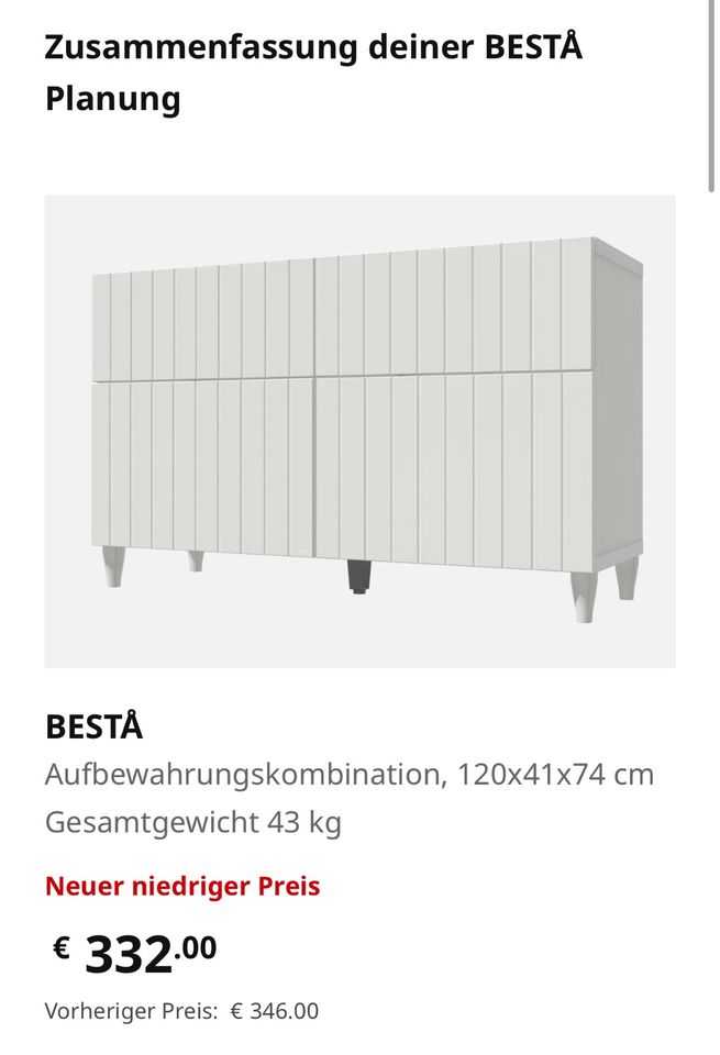 IKEA Besta Kommode SUTTERVIKEN in Dortmund