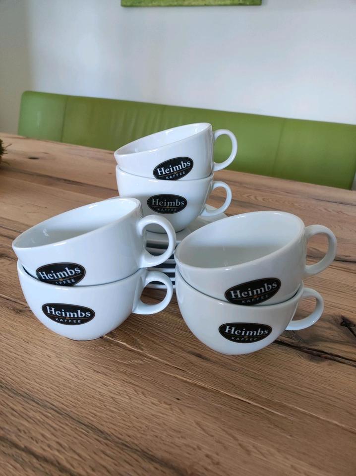 6Kaffeetassen+Unterteller Seltmann Weiden Heimbs Milchkaffee in Frauenwald