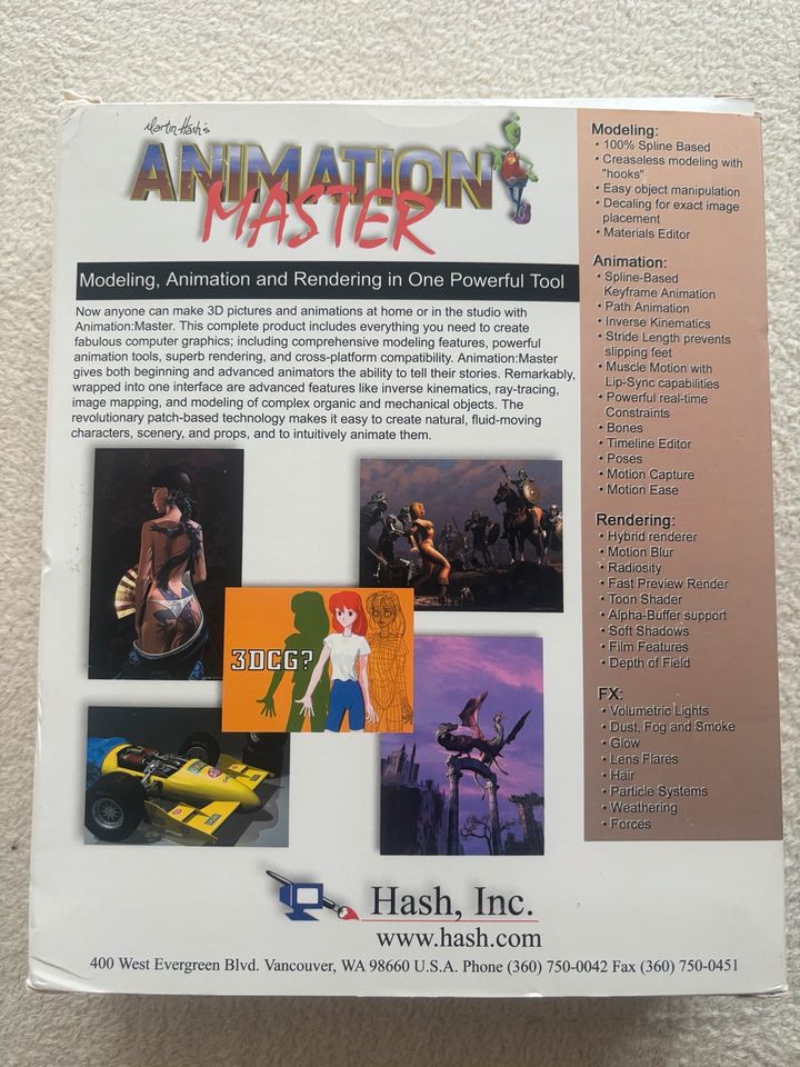 Animation Master 3D Set Software in Heilbronn