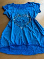 MADE IN ITALY T Shirt Top Bluse Royalblau Glitzer Herz M 38 (40) Nordrhein-Westfalen - Hemer Vorschau