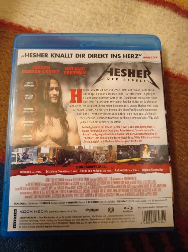 Hesher-Der Rebell - BluRay mit Joseph Gordon-Levitt in Schwarzenberg (Erzgebirge)