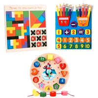 Montessori-Holz Spielzeug Zahlen Uhr Lernbrett kleines Einmaleins Dresden - Blasewitz Vorschau