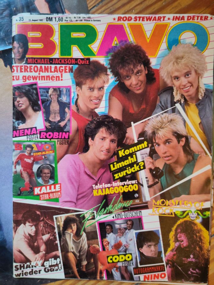 öBravo Hefte 1982 Nena 3 Hefte 1982 mit Postern Kiss Kajagoogoo in Hamburg