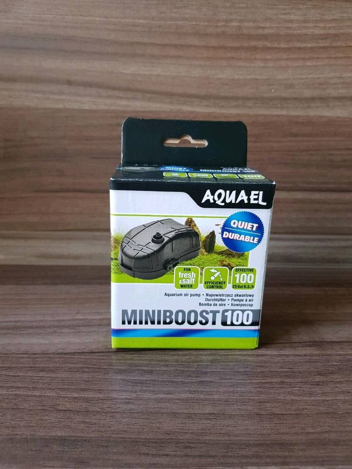 Aquael Miniboost 100 - Membranpumpe für Aquarium OVP NEU in Bayern -  Mainaschaff