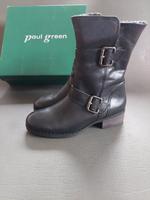 PAUL GREEN Stiefelette schwarz 40 Stiefel Leder gefüttert Schuhe Bayern - Goldbach Vorschau