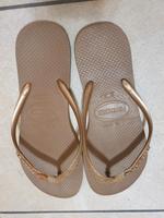 Havaianas gold Glitzer mit Ornamenten 37/38 (39/40) München - Thalk.Obersendl.-Forsten-Fürstenr.-Solln Vorschau