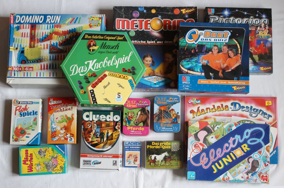 Gesellschaftsspiele z.B. Domino Run, Toy Club, Ravensburger in Dannenberg (Elbe)