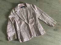 Hallhuber Blazer Jacke Blouson Sakko gestreift altrosa Weiß S 36 München - Laim Vorschau