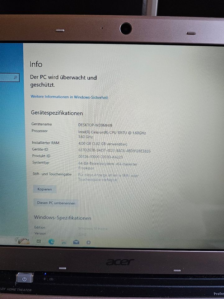 Acer Aspire S3 13 Zoll Laptop / SSD / Neuer Akku / Gewartet in Hamburg