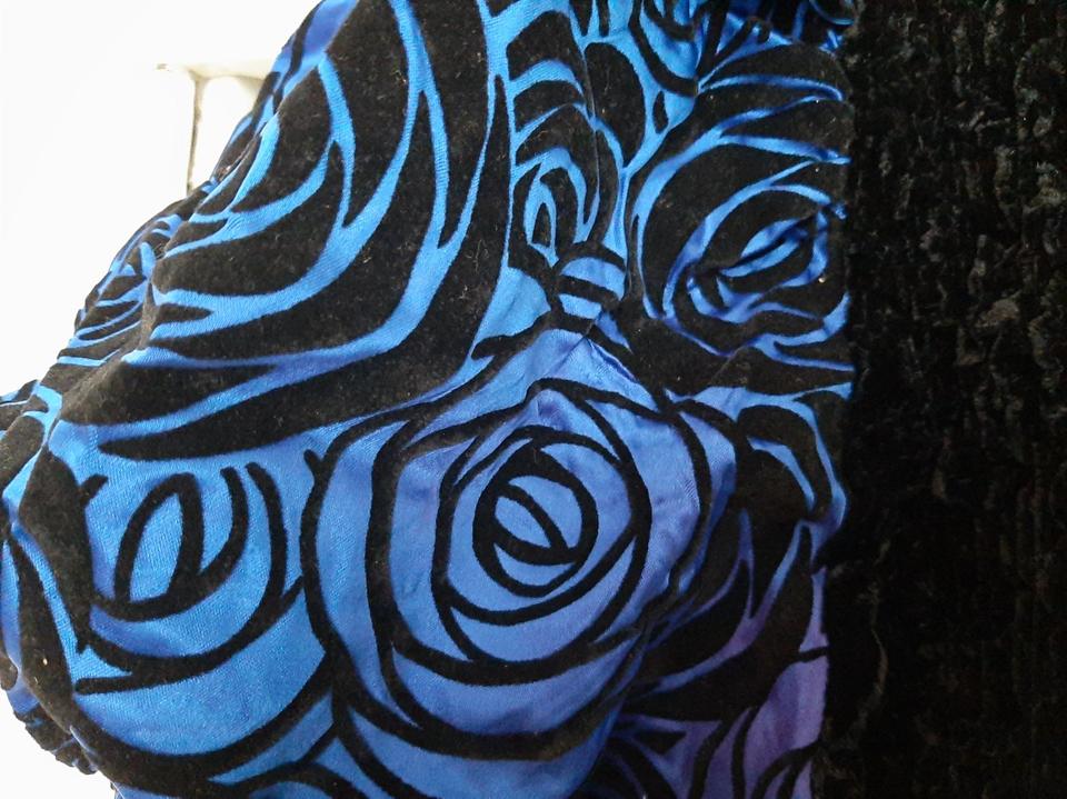 Abendkleid,  Cocktailkleid, schwarz blau metallic,  Größe  42 in Monheim am Rhein