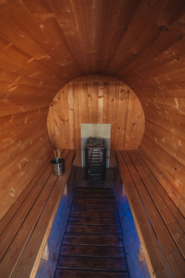 Sauna Mobile Fasssauna mit Bade Fass  Saunafass Jacuzzi in Alfter