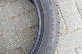 Ford Fiesta 4 Reifen Conti ECO Contact 205/45 R17 VXL in Bockhorst Hümmling
