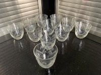 11 x Bowleglas DDR Bowle Glasschliff Glas Sachsen-Anhalt - Wengelsdorf Vorschau