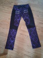 Lila/Schwarze Gothic Hose Nordrhein-Westfalen - Lünen Vorschau