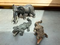 Schleich Krokodil Elefant Hessen - Wetzlar Vorschau