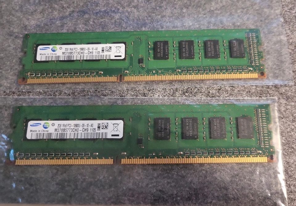 Samsung DDR3 2x 2Gb RAM in Bodenwöhr