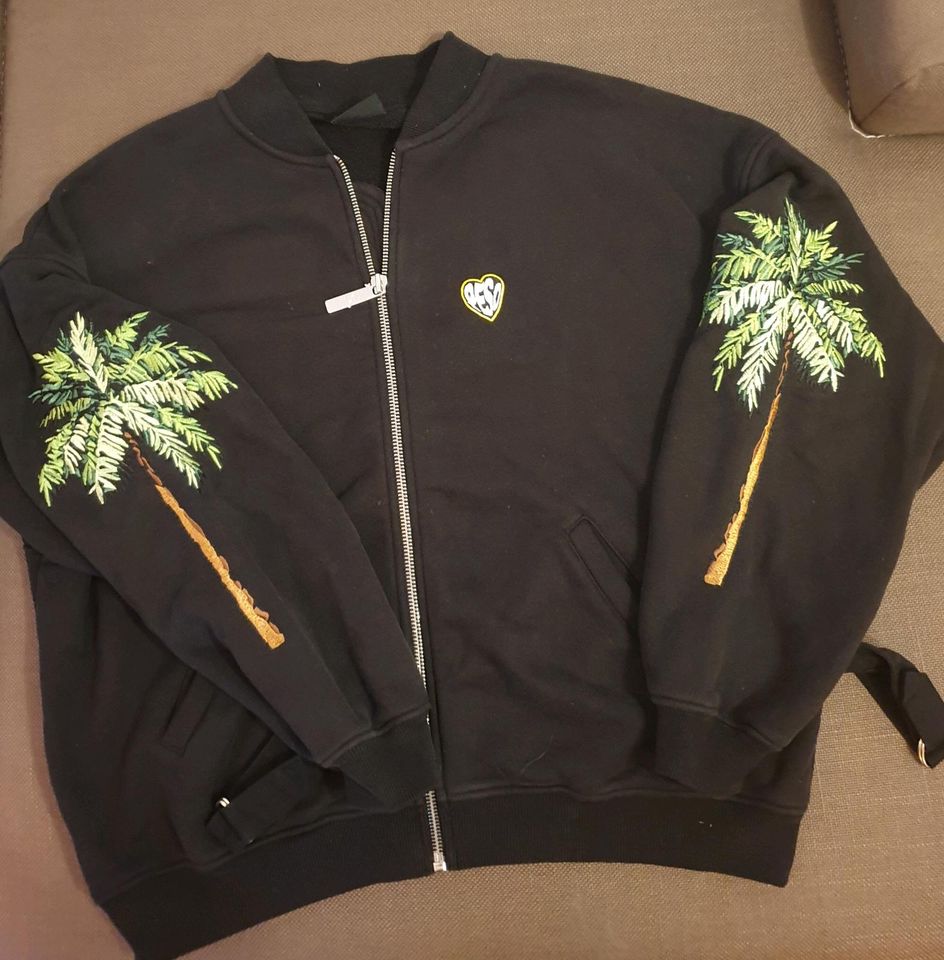 PESO clothing Palm Trees Bomber Jacke Zipper LFDY Fashion in Hamburg